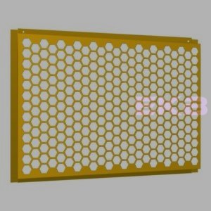 Металлические перфорированные Потолочные кассеты (оцинк) соты 0,6 мм RAL 