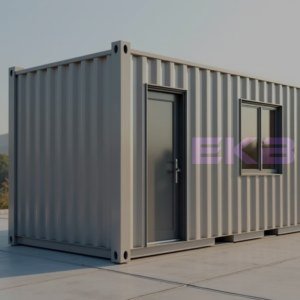 ТМ-01 СП - четырёхметровый торговый киоск из сэндвич-панелей с большим витринным окном 