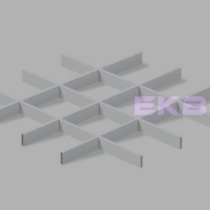 Грильято Эконом 150х150 выс. 40 шир. 10 белый 