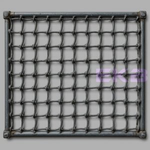 Решетка металлическая с сеткой рабица РЕШ - 32 
