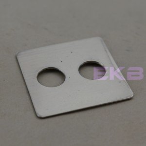 Пластины металлические 2 отверстия ПЛАСТ - 2 