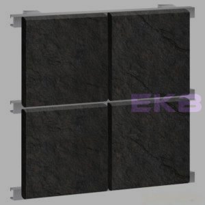 Стеновые кассеты под камень 575х575, 0,7 мм, закрытые, порошковое покрытие 