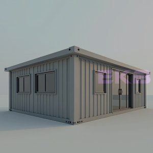 Модульное здание МЗ-03 из 3-х блок-контейнеров с санузлом
