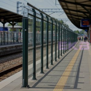 Перила и ограждения для жд станций из поликарбоната ПЕР - 28 