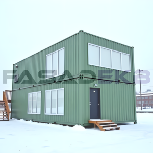 БМ-22 СП - модульное здание из сэндвич-панелей для городского катка 