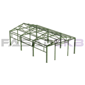 Ангар из сэндвич панелей 9x15x4,5 м 