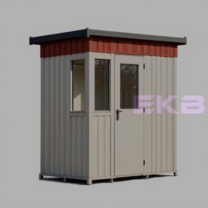 ПБК-05 СП - пост охраны, отделанный сэндвич-панелями 