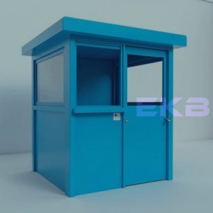 ПБК-06 СП - модульный пост охраны, отделанный с применением сэндвич-панелей 