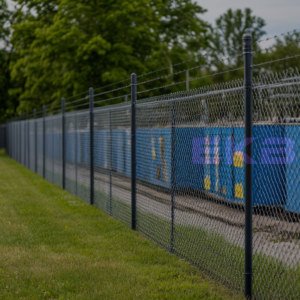 Забор для газового оборудования из сетки рабица ЗАБ - 41