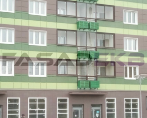 Фото Фасадные панели металлические материал покрытия сайдинг