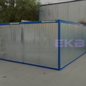 Модульный штаб строительства МЗ-15 из двух контейнеров 
