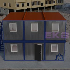 Двухэтажное модульное здание МЗ-41 из 6-ти блок контейнеров 