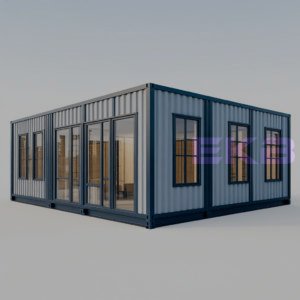 ТМ-02 СП - шестиметровый торговый киоск из сэндвич-панелей с большими витринными окнами 