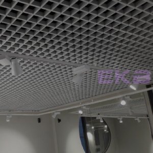 Фото Подвесная потолочная система со светильниками (цвет белый)