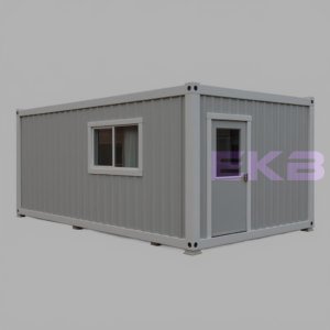 БКС-01 ПВХ - блок-контейнер &laquo;Сушилка&raquo;, отделанный цветным профлистом 