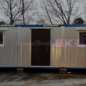 Штаб строительства МЗ-17 из трех блок контейнеров 